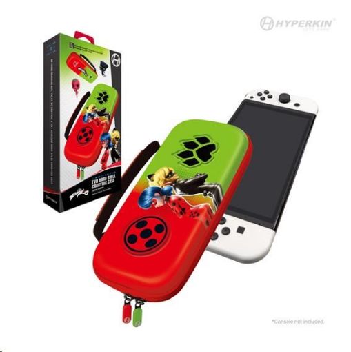 Obrázek Hyperkin Miraculous EVA Hard Shell Carrying Case for Nintendo Switch/OLED/Lite (Bug & Cat)