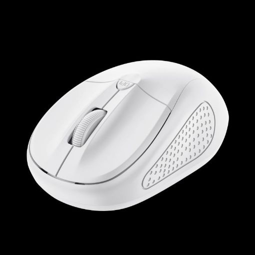 Obrázek TRUST Myš PRIMO WIRELESS MOUSE MATT WHITE, USB, bezdrátová