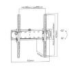 Obrázek GEMBIRD Držák TV WM-55T-02, 32"-55" (40kg), náklopný