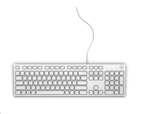 Obrázek DELL Multimedia Keyboard-KB216 - US International (QWERTY) - White