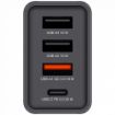 Obrázek VERBATIM Univerzální adaptér CHR-30EU2, 30W, 1x USB-C, 3x USB černá