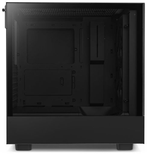 Obrázek NZXT skříň H5 Elite edition / 3x120 mm (2xRGB) fan / USB 3.0 / USB-C 3.1 / průhledná bočnice i přední panel / černá