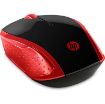 Obrázek HP myš - 200 Mouse, Wireless, Empress red