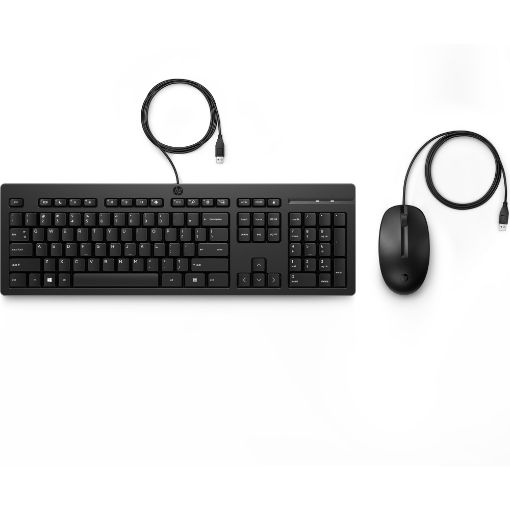 Obrázek HP 225 Wired Mouse and Keyboard Combo - Německá