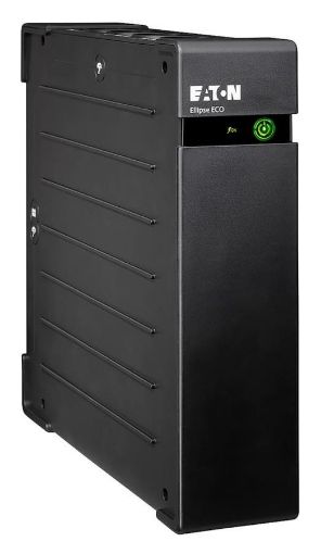 Obrázek Eaton Ellipse ECO 1600 USB DIN, UPS 1600VA / 1000W, 8 zásuvek Schuko (4 zálohované)