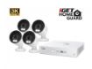 Obrázek iGET HOMEGUARD HGDVK83304 - CCTV kamerový systém 3K DVR 8CH + 4x kamera s LED a zvukem