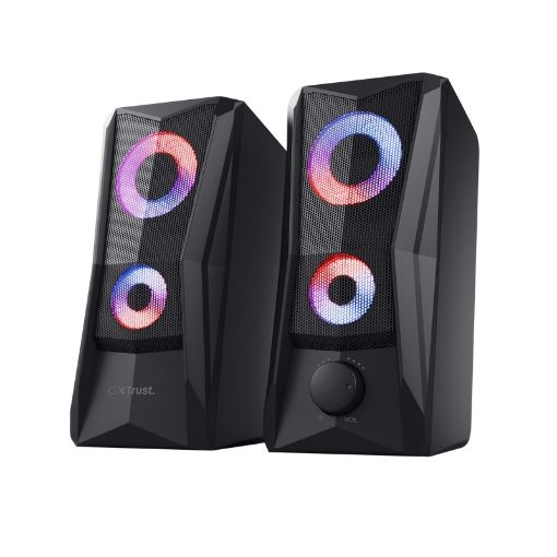 Obrázek TRUST reproduktory GXT 606 Javv RGB-Illuminated 2.0 Speaker Set, černá