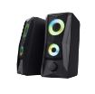 Obrázek TRUST reproduktory GXT 606 Javv RGB-Illuminated 2.0 Speaker Set, černá