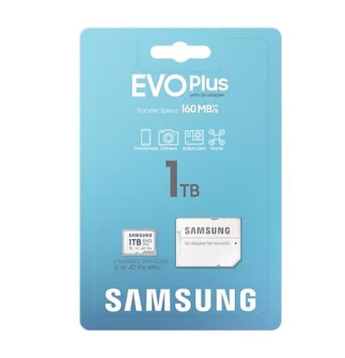 Obrázek Samsung micro SDXC karta 1 TB EVO Plus + SD adaptér