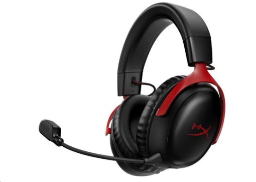 Obrázek HyperX Cloud III Wireless BLK/RED GAM HEADSET - Sluchátka k PC