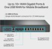 Obrázek TP-Link ER8411 OMADA VPN router (2xSFP+(1xWAN,1xWAN/LAN),1xSFP WAN/LAN,8xGbELAN/WAN,1xConsole,2xUSB3.0)