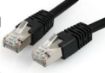 Obrázek GEMBIRD kabel patchcord CAT6 stíněný FTP 1m, černý