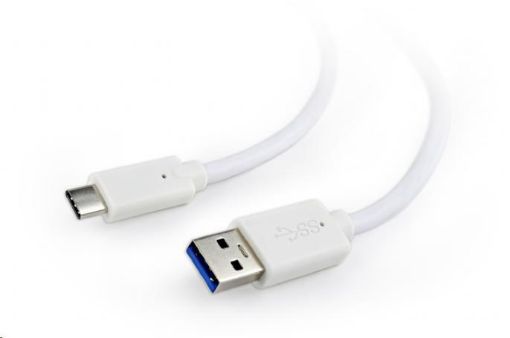 Obrázek GEMBIRD Kabel USB 3.0 AM na Type-C kabel (AM/CM), 1,8m, bílý