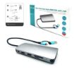 Obrázek i-tec USB 3.0 USB-C/Thunderbolt 3x Display Metal Nano Dock with LAN, PD 100 W