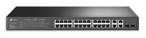 Obrázek TP-Link OMADA switch SL2428P (24x100Mb/s, 2xGbE, 2GbE/2xSFP combo, 24xPoE+, 250W)