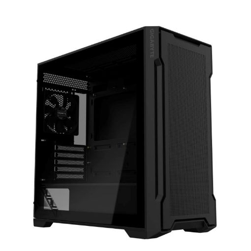 Obrázek GIGABYTE PC Skříň GB-C102G, Mid Tower, 2x USB3.0, Průhledná bočnice, 2x 120mm Fan, černá