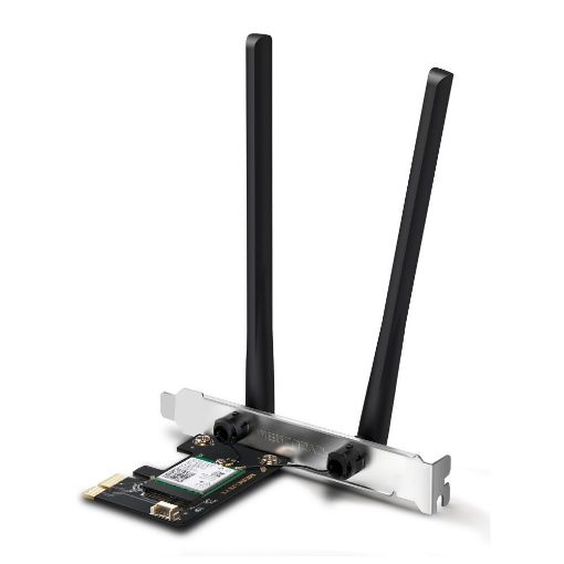 Obrázek MERCUSYS MA80XE WiFi6E PCIe adapter (AX3000,2,4GHz/5GHz,Bluetooth5.2)