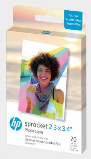 Obrázek HP Zink Paper Sprocket Select 20 Pack 2,3x3,4"