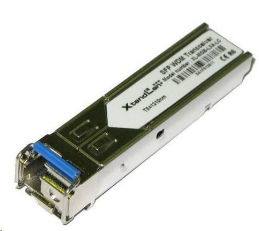 Obrázek Optický SFP modul SM (1550nm/1310nm), WDM, 1,25 Gb/s, LC, 20km (HP kompatibilní)