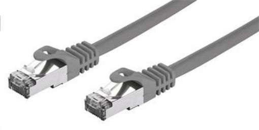 Obrázek C-TECH kabel patchcord Cat7, S/FTP, šedý, 2m