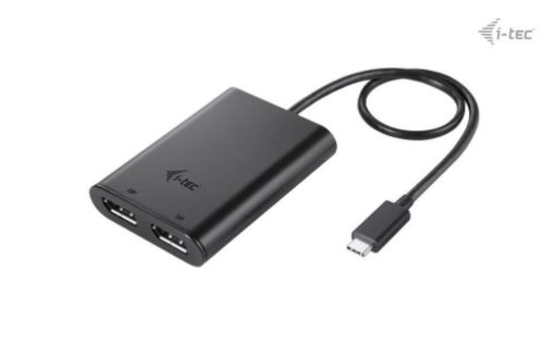 Obrázek i-tec USB-C Dual 4K/60Hz (single 8K/30Hz) DP Video Adapter