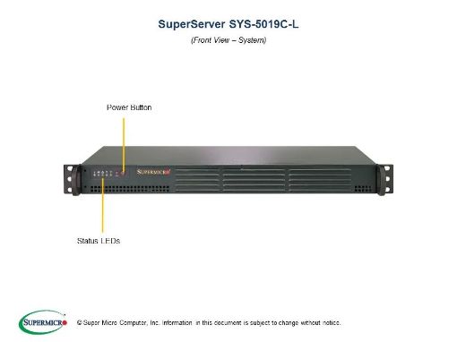 Obrázek BUNDLE SUPERMICRO SuperServer 5019C-L