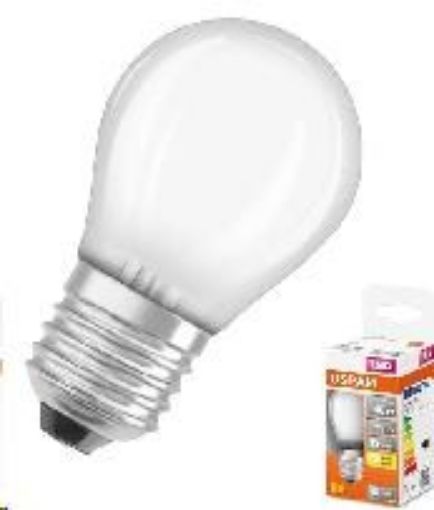 Obrázek OSRAM LED STAR E27 4W/827 SCLP40W miniglobe teplá