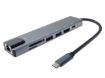 Obrázek PremiumCord Adaptér USB-C na HDMI + USB3.0 + USB2.0 + PD + SD/TF + RJ45