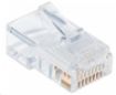 Obrázek Intellinet konektor RJ45, Cat5e, UTP, 50µ, drát i lanko, 100 ks v nádobě