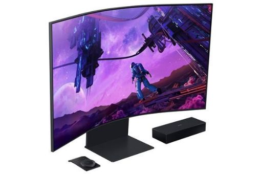 Obrázek SAMSUNG LED MT LCD Gaming Smart Monitor 55" Odyssey Ark Monitor LS55BG970NUXEN - prohnutý,VA,3840x2160,1ms,HDMI,Wi,Pivot