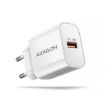 Obrázek AXAGON ACU-QC18W, nabíječka do sítě 18W, 1x port USB-A, QC3.0/AFC/Apple, bílá