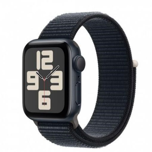 Obrázek APPLE Watch SE GPS 44mm Midnight Aluminium Case with Midnight Sport Loop