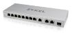 Obrázek Zyxel XGS1250-12 v2, 12-Port Gigabit webmanaged Desktop Switch with 8 port 1G + 3-Port MultiGig 1/2.5/5/10G + 1-Port SFP