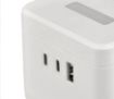 Obrázek Viking síťový adaptér YC23H, 2x 230 V, 1x USB-A, 2x USB-C, dotykové světlo, funkce stojánku, bílá