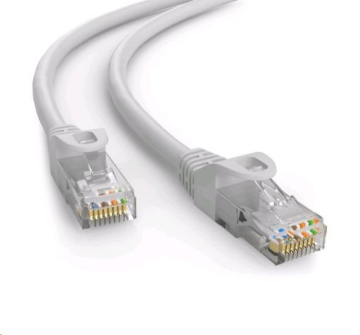 Obrázek C-TECH kabel patchcord Cat6e, UTP, šedá, 25m