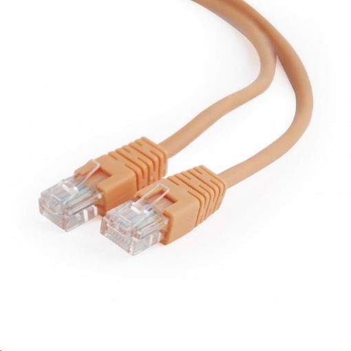 Obrázek GEMBIRD kabel patchcord Cat5e UTP 1m, oranžový