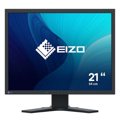 Obrázek EIZO MT 21,3" S2134 FlexScan, IPS, 1600x1200, 500nit, 1800:1, 6ms, DisplayPort, DVI-D, D-sub, USB, Černý