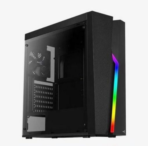 Obrázek AEROCOOL skříň Bolt, Mid tower, 1x USB 3.0, 2x USB 2.0, 2x audio, bez zdroje