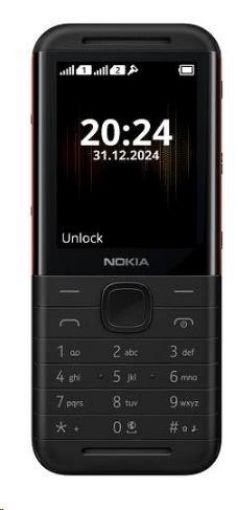 Obrázek Nokia 5310 Dual SIM, černo-červená (2024), (CZ, SK, HU)