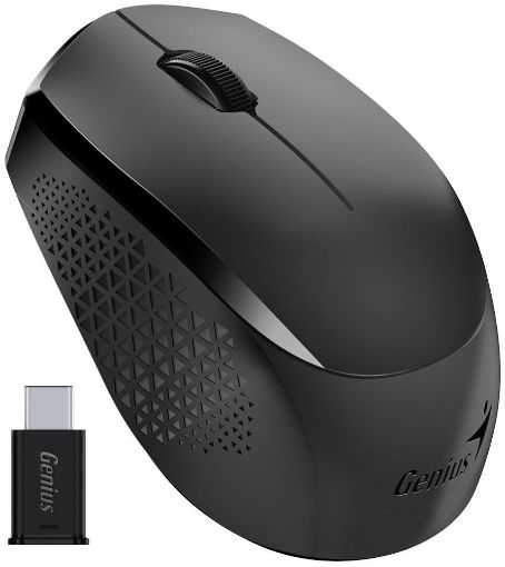 Obrázek GENIUS myš NX-8000S Type-C/ 1200 dpi/ USB-C/ bezdrátová/ tichá/ černá