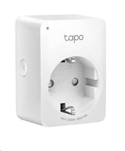 Obrázek TP-Link Tapo P100(1-pack)(EU) chytrá WiFi mini zásuvka (2300W,10A,2,4 GHz,BT)