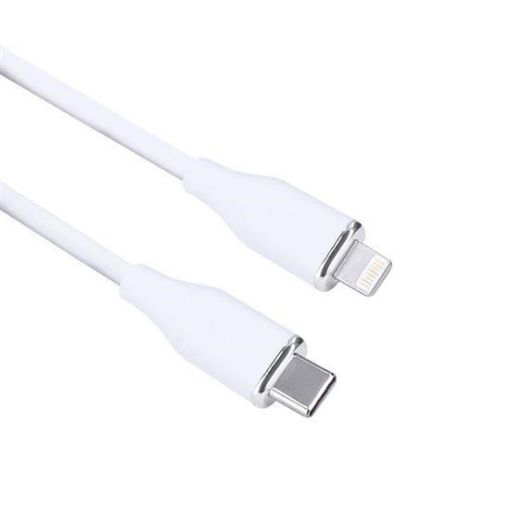 Obrázek Solight USB-C/Lightning kabel, USB-C konektor - Lightning konektor, silikon, 2m