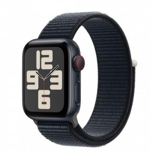 Obrázek APPLE Watch SE GPS + Cellular 44mm Midnight Aluminium Case with Midnight Sport Loop