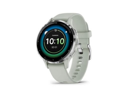 Obrázek Garmin Venu® 3S, Silver/Sage grey, Silicone band