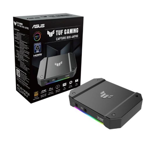 Obrázek ASUS Záznamové zařízení TUF GAMING CAPTURE BOX 4KPRO, USB-C 3.2, 1xHDMI