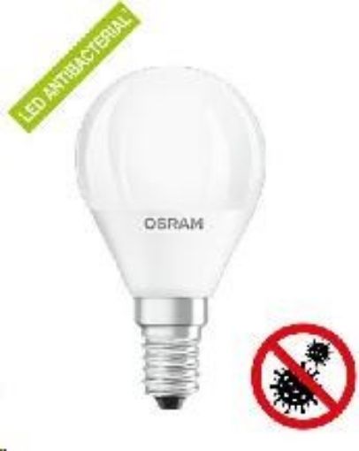 Obrázek OSRAM LED ANTIBAKTERIAL E14 5,5W/840 CLP40 miniglobe studená 4000k