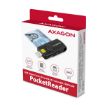 Obrázek AXAGON CRE-SMP2A, USB-A PocketReader 4-slot čtečka Smart card (eObčanka) + SD/microSD/SIM