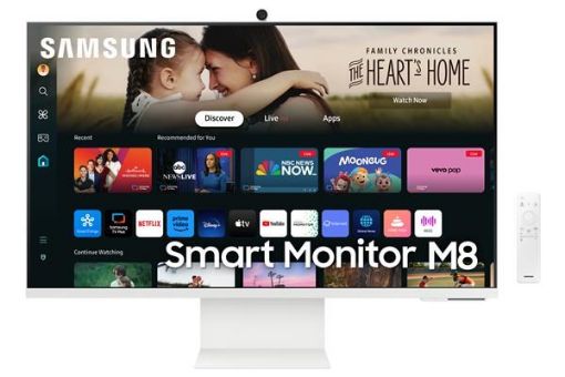 Obrázek SAMSUNG MT LED LCD 32" Smart Monitor M8 (M80D) Bílá, AI Procesor, UHD, HDR 10+