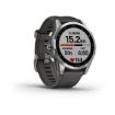 Obrázek Garmin fenix 7s Glass, Silver/ Graphite Silicone Band, EU