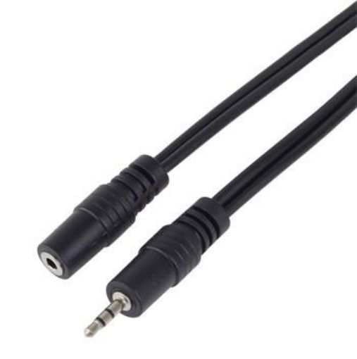 Obrázek PremiumCord Kabel prodlužovací Jack 2.5mm- Jack 2.5mm M/F 2m - 2.5mm stereo male <=> 2.5mm stereo female -